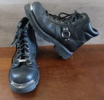 Harley-davidson Lace & Zip Black Leather Motorcycle Ankle Boots 84189 Sz Woman Pre-owned. Price: $75.00.