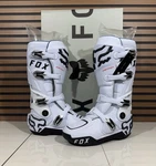 Fox Racing Instinct Motocross Mx Boots Mens Size 8 White / Black New. Price: $325.00.