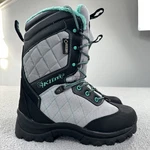 Klim Aurora Gtx Insulated Snowmobile Boots Women 9 Black Silver Gore Tex 600G Pre-owned. Price: $225.00.