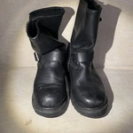 Xelement Black Leather Engineer Motorcycle Boots 9.5 Biker Harness Pre-owned. Price: $42.00.