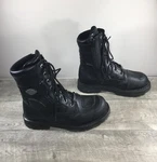 Harley-davidson Motorcycle D98308 Riddick Lace Up Riding Biker Mens Boots Size Pre-owned. Price: $161.47.