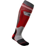 Alpinestars Mx Plus 1 Knee Length Socks Red/gray Adult Size Small/medium New. Price: $19.95.