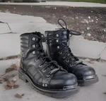 Harley-davidson Bonfield D96114 Mens Us 10.5M Black Performance Motorcycle Boots Pre-owned. Price: $120.00.