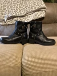 Milwaukee Motorcycle Clothing Co MVB237 Side Zip Black Leather Biker Boots 8B Pre-owned. Price: $40.00.