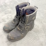 Harley Davidson Boots Men's 8.5 91003 Motorcycle Leather Biker Distressed Black Pre-owned. Price: $44.99.