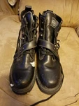 Harley Davidson Black Leather Boots Us Men's Size 9 Pre-owned. Price: $68.88.