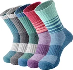 Wool Socks For Women Hiking Thermal Winter Thick Warm Cozy Boot 5 Pair New. Price: $23.55.