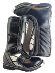 Oneal Motocross Boots Black Size 7 Element Leather 4 Buckle Grey Steel Tip Pre-owned. Price: $105.00.