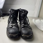 Harley Davidson Diversion Skull Motorcycle Boots Size 10.5M Black Leather D94169 Pre-owned. Price: $32.00.