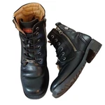 Harley Davidson Asher Women's Motorcycle Boots Black Leather Combat Pre-owned. Price: $75.00.