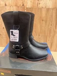 Searchers Brand Black Motorcycle Boots W/ Accent Buckles Fleece Lined Size 10/ New. Price: $49.00.