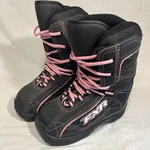 Fxr Cold Cross Snowmobile Boots Black/pink-women's Size 10 New. Price: $109.99.