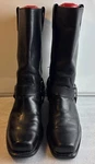 Harley Davidson Leather Boots 98408 Men Size 9.5 Black Motorcycle Eagle By Pre-owned. Price: $119.88.