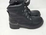 Harley Davidson Elowen Black Leather Motorcycle Boots 9.5M Women's D83519 Pre-owned. Price: $39.99.