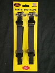 Hot Leathers 8" Motorcycle Adjustable Pant Bungee Boot Clips Plain Black New. Price: $10.00.