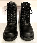 Milwaukee Black Leather Motorcycle Boots MB416 Men's 12EE Freedom Flex Work Ride Used. Price: $69.99.