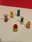 6 Shopkins Season Moose Toys Ultra Rare #2-129 Pink Cute Shoes Rain Used. Price: $6.00.