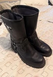 Harley Davidson 95143 Black Leather Harness Boots Men 13 Side Zip Pre-owned. Price: $100.00.