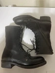 Harley-davidson Men's Black Leather Biker Boots Mid-calf Lace Up Zipper Size 8 Pre-owned. Price: $140.00.