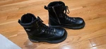 Harley Davidson Motorcycle Boots Side Zip Lace Up Leather 91542 Size Men's 9.5 Pre-owned. Price: $45.00.