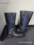 Milwaukee Leather 9365 Ladies Black Laced Classic Motorcycle Harness Boot Purple Pre-owned. Price: $54.99.