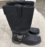 Milwaukee Motorcycle Co. Women's Black Leather Classic Harness Boot MB210 Us 9 Pre-owned. Price: $68.00.