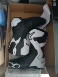 Alpinestars Men's SMX-6 Vented White And Black Motorcycle Boots Size 10.5 New. Price: $275.00.