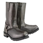 Milwaukee Leather Men's Distressed Brown Wide Width 11-INCH Square Toe New. Price: $184.99.