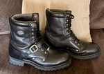 Harley Davidson Men's Black Leather Stroman 98011 Motorcycle Boots Size 11.5 Pre-owned. Price: $70.00.