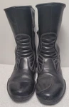 Tour Master Solution Waterproof Road Boot Black Mens Size 8 Pre-owned. Price: $30.00.
