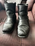Eddie Moran Tar Eater Motorcycle Boots 76019W Road Buckle Strap Men's Sz 10.5EE Pre-owned. Price: $36.97.