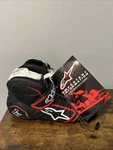 New Alpinestars TECH-1 Race Shoes/boots Red, Black Men Sz 10.5, Eur 43.5. Price: $269.99.
