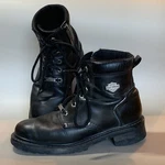 Harley Davidson Boots Shawnee Womens Leather Black With Zip D84399 8.5 Or 9? Pre-owned. Price: $28.85.