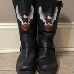 Harley Davidson Motorcycle Boots Size 9.5 Wide. Excellent Condition Pre-owned. Price: $120.00.