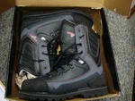 Brand New Motorfist Stomper Boot SIZE:9 Black/gray # 20247-1009.W. Price: $229.95.