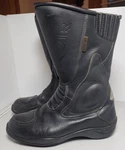 Oxtar Motorcycle Black Leather Zip Boots 7103/GI Goretex Lined Men Eu 38 Pre-owned. Price: $65.00.