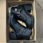 Harley-davidson Howell Black Leather Waterproof Lace-up Ankle Bootie Women 7 New. Price: $105.00.