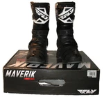 Fly Racing Youth Maverik Boots Black Size Mx 364-55105 New. Price: $99.99.