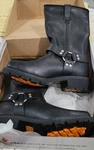 Mens Harness W/ Hell Motorcycle Boots Brand New In Box. Price: $100.00.