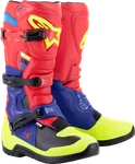 Alpinestars Tech 3 Boots Red/blue/yellow Fluo Sizes 7-14 New. Price: $269.95.