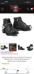 Milwaukee Motorcycle Clothing Company MB433 Road Captain Boots Men Size 9EE New. Price: $89.99.