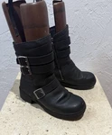 Milwaukee Motorcycle Company MB253 Cameo Leather Women's 9 Black Zip Boots Pre-owned. Price: $49.95.