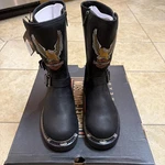 New Harley-davidson Women Eagle Motorcycle Boots D87305 Size 9 Corley Grunge. Price: $135.00.