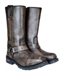Xelement Throttle Distressed Brown Leather Motorcycle Rider Boots Men's Us 10.5 Pre-owned. Price: $99.99.