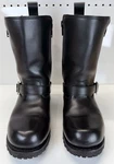 M-boss Black Leather Motorcycle Boots Double Zip BOS-49004 7.5 Women Pre-owned. Price: $38.95.