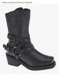 Harley-davidson Ingleside Women's Leather Motorcycle Boots D87092 Size 8M Pre-owned. Price: $75.00.