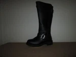 Women's Xelement Myna Tall Black Leather Moto Biker Boots W/ Skulls X93009 Sz New. Price: $92.59.