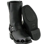 Xelement 2442 Women's Black 'classic' Full Grain Leather Harness Boots Size 8.5 New. Price: $80.00.
