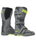 Thor "blitz Xr" Motorcycle Boots Mx Motocross Shin Plate Gray/charcoal Men's 10 New. Price: $159.95.
