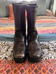 Milwaukee Distressed Leather Square Toe Harness Motorcycle Boots Women 8 6.5 Pre-owned. Price: $98.00.